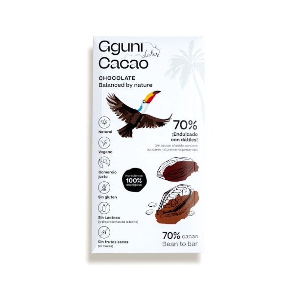 Chocolate 70% con Dátil 60g