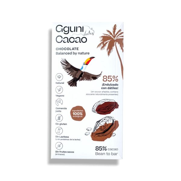 Chocolate 85% con Dátil 60g