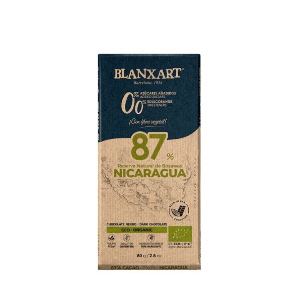 Chocolate 87% Nicaragua SAASE 80g