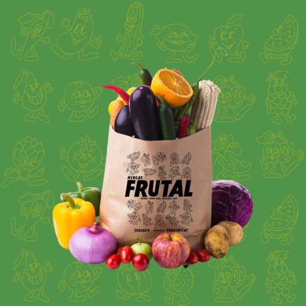 cestas ecológicas de frutas y verduras