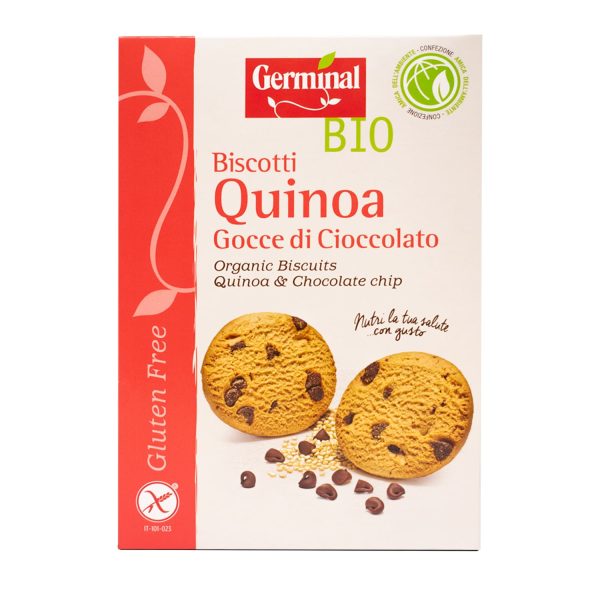 Galletas sin gluten de quinoa con pepitas de chocolate 250g