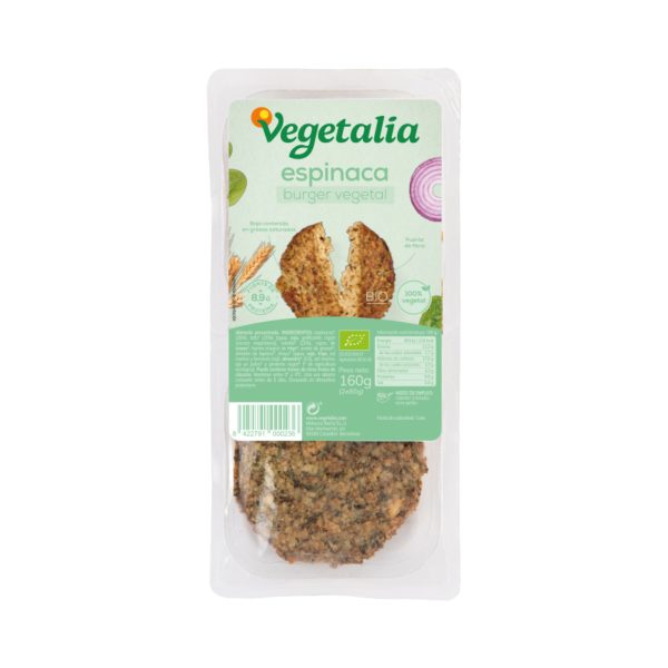 VEGEBURGER TOFU Y ESPINACAS BIO CCPAE 160g