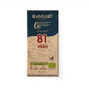 Chocolate 81% Perú SAASE 75g ECO
