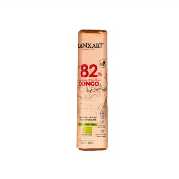 Organic Mini Chocolate Bar 82% Congo 28g