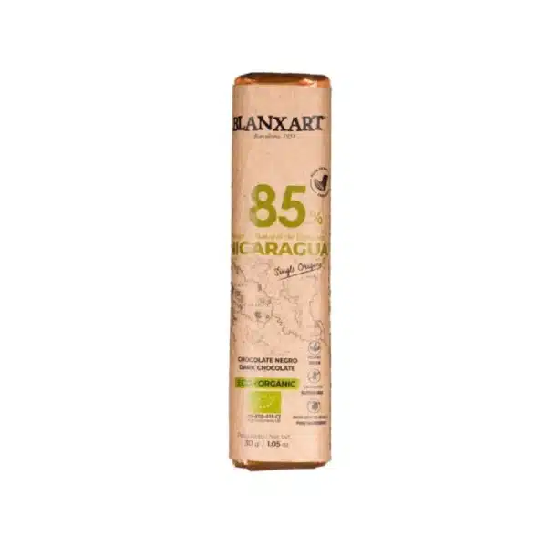 Organic Mini Chocolate Bar 85% Nicaragua 28g