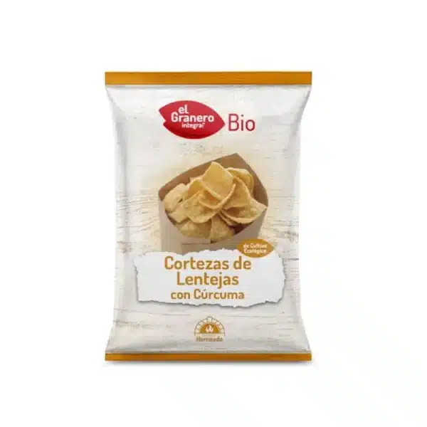 Cortezas de Lenteja Con Cúrcuma 65g BIO