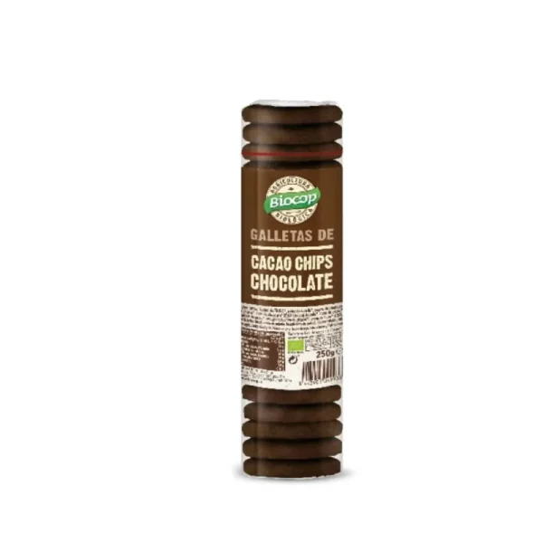 Organic Cocoa Cookie with Chocolate Chips 250g