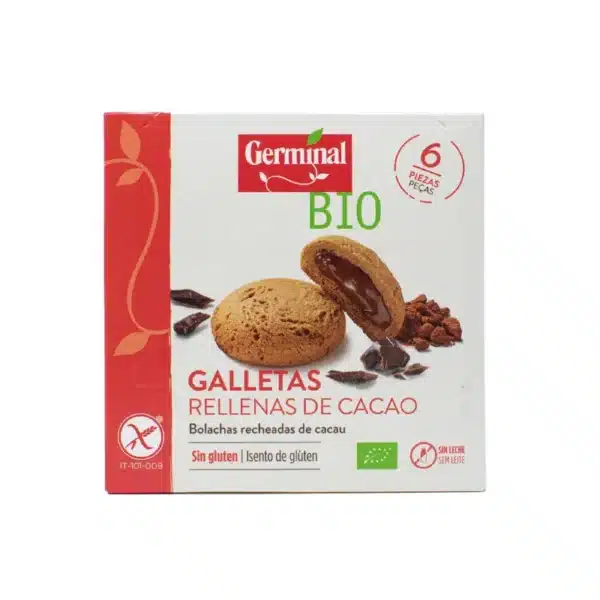 Organic Gluten-Free Cookies with Cocoa Cream 200g