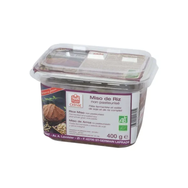 Organic Unpasteurized Rice Miso 400g