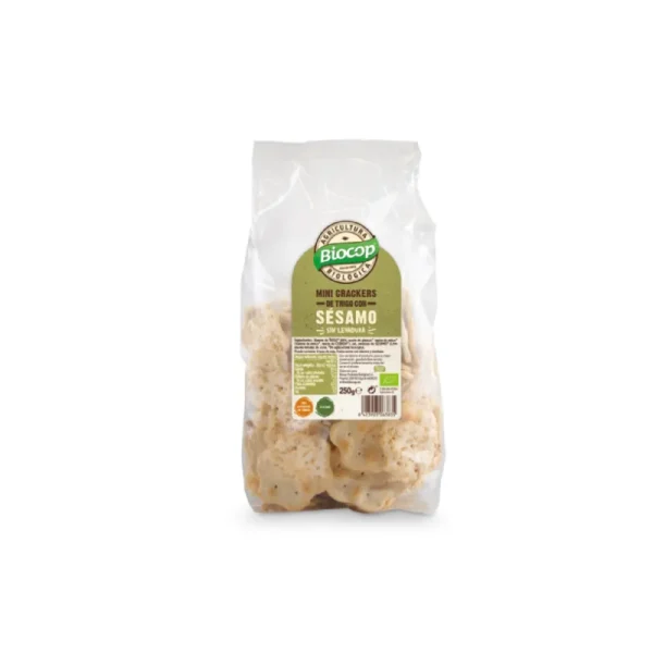 Organic Sesame Wheat Mini Crackers 250g