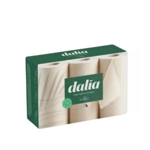 Organic Toilet Paper - 6 Pack Rolls Double-Layer