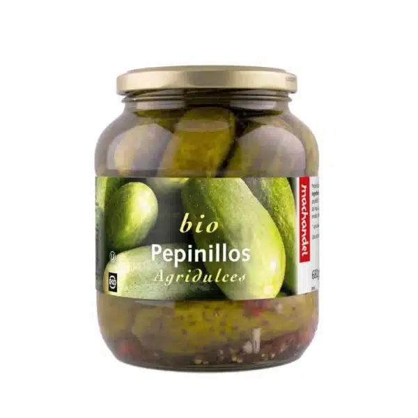 Pepinillos agridulces 350g BIO