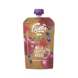 Potito de manzana, fresa y arándanos 100g BIO