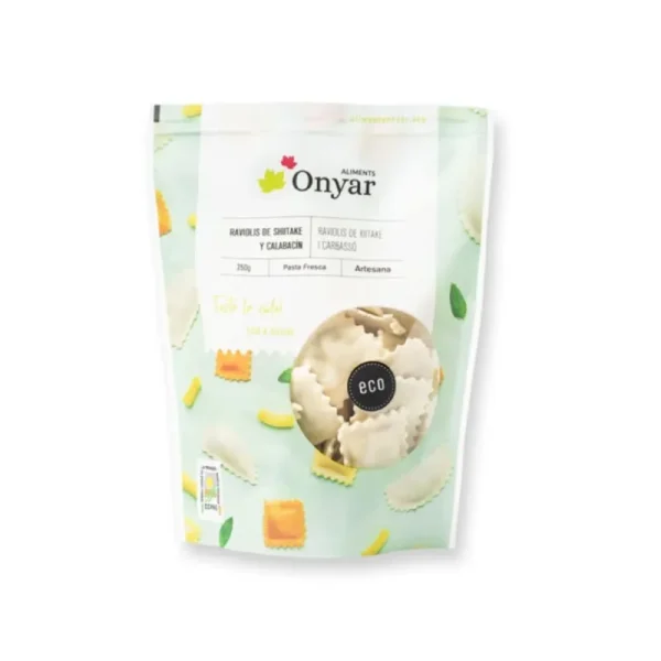 Raviolis de Shiitake y Calabacín 250g ECO