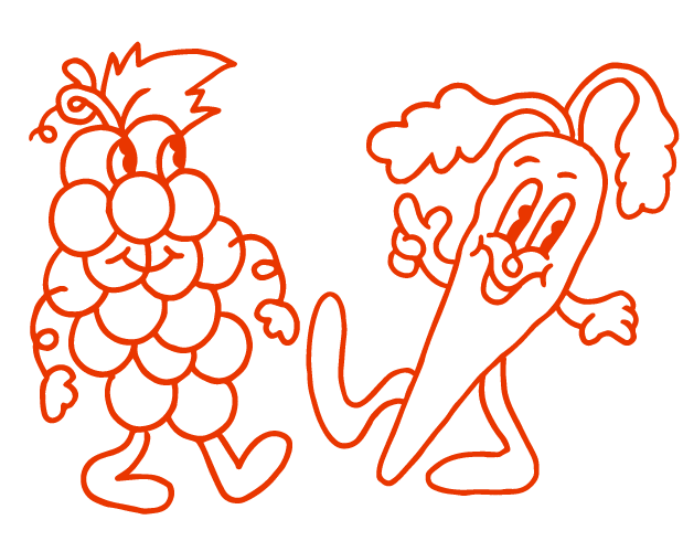 uva y zanahoria ecológica